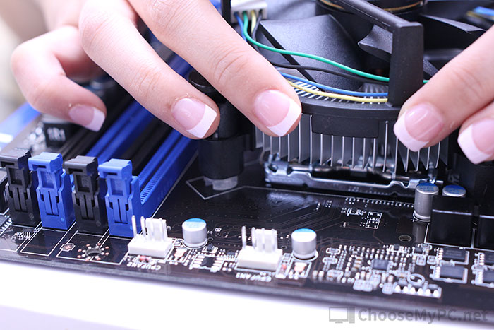 Applying stock cooler 2