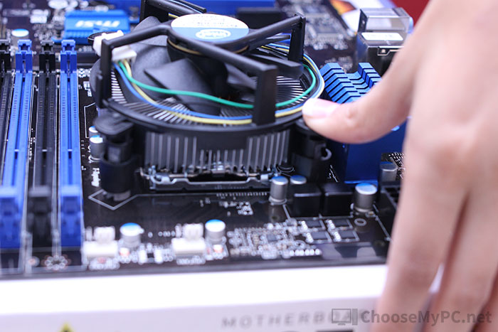 Applying stock cooler 3