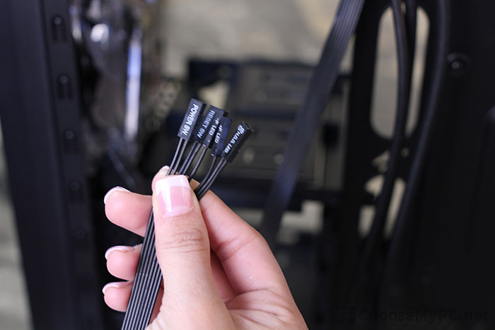 Front panel connections