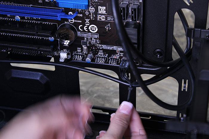 Cable typing front panel