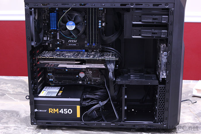 Finished front of build