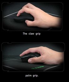 Claw Grip vs Palm Grip